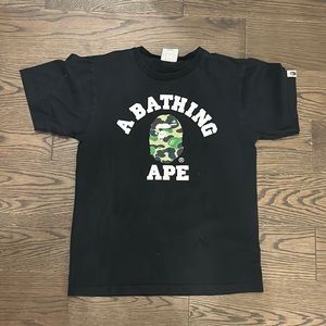 A Baithing ape shirt size small, true to size barely warn and no tares or stains